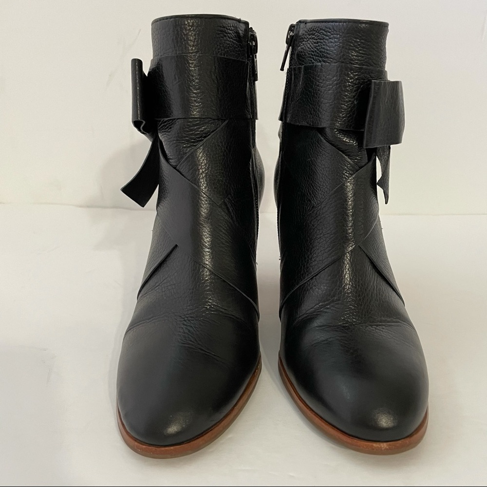 kate Spade New York Tracee Leather Bow Bootie - Picture 3 of 11